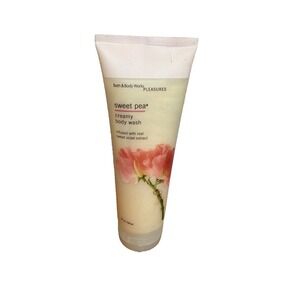 BATH & BODY WORKS SWEET PEA CREAMY BODY WASH 8 OZ NEW